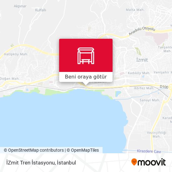 İZmit Tren İstasyonu harita