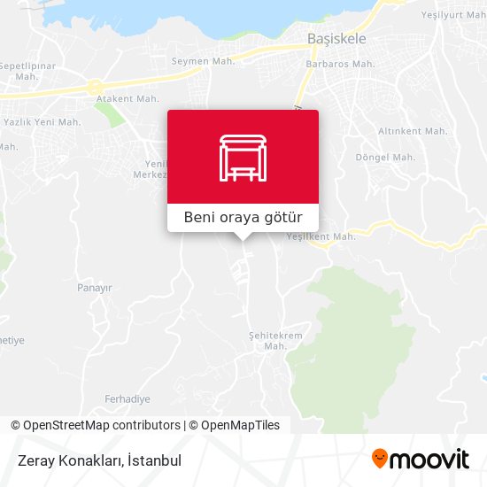 Zeray Konakları harita