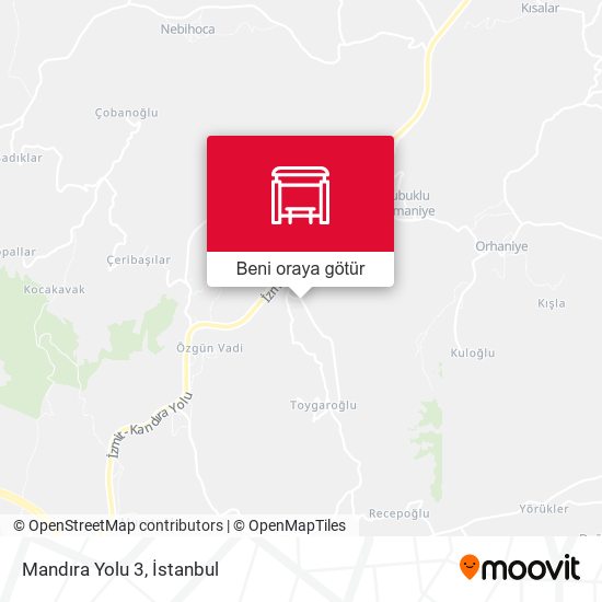 Mandıra Yolu 3 harita