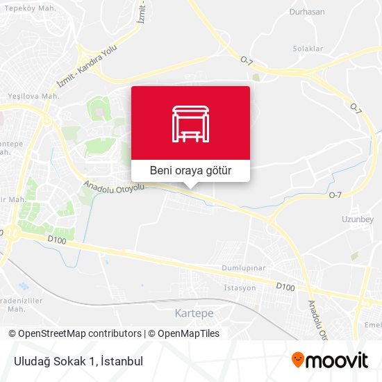 Uludağ Sokak 1 harita