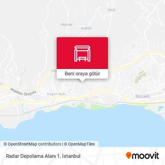 Radar Depolama Alanı 1 harita