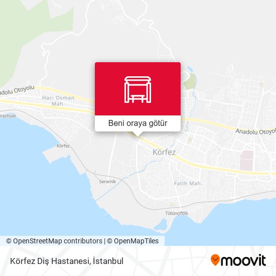 Körfez Diş Hastanesi harita
