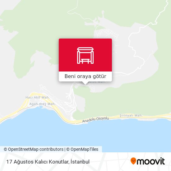 17 Ağustos Kalıcı Konutlar harita