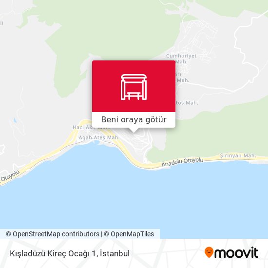 Kışladüzü Kireç Ocağı 1 harita