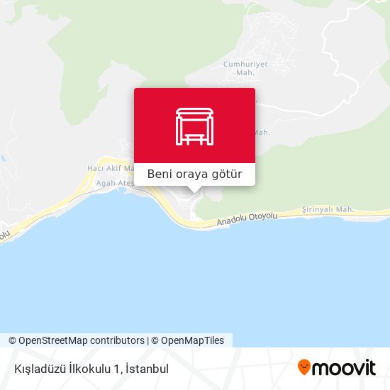 Kışladüzü İlkokulu 1 harita