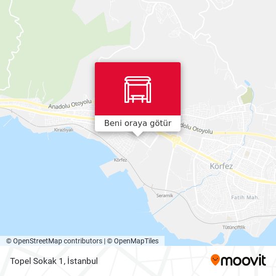 Topel Sokak 1 harita