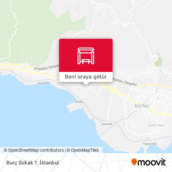Burç Sokak 1 harita