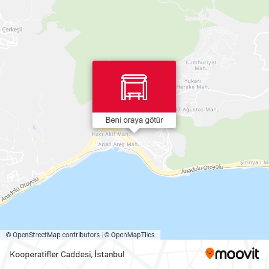 Kooperatifler Caddesi harita