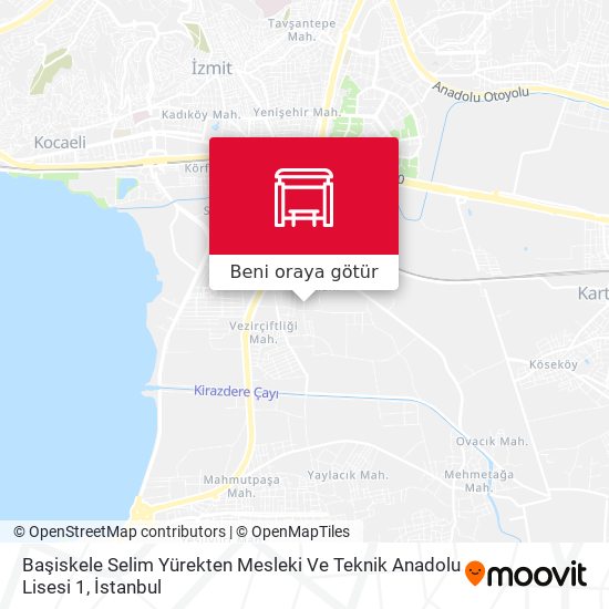 Başiskele Selim Yürekten Mesleki Ve Teknik Anadolu Lisesi 1 harita