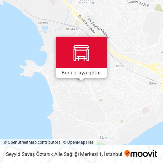 Seyyid Savaş Öztanık Aile Sağlığı Merkezi 1 harita