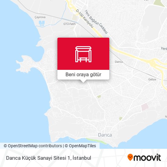 Darıca Küçük Sanayi Sitesi 1 harita