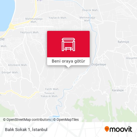 Balık Sokak 1 harita