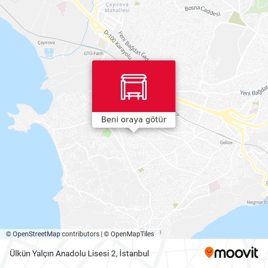 Ülkün Yalçın Anadolu Lisesi 2 harita