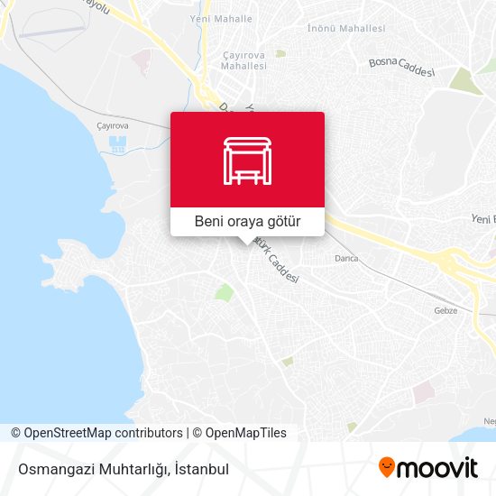 Osmangazi Muhtarlığı harita