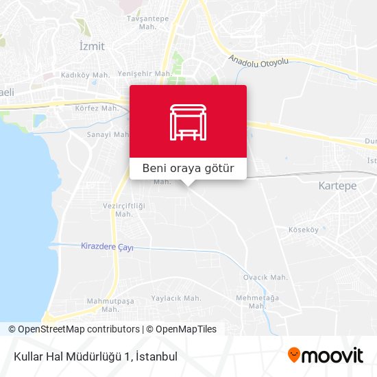 Kullar Hal Müdürlüğü 1 harita