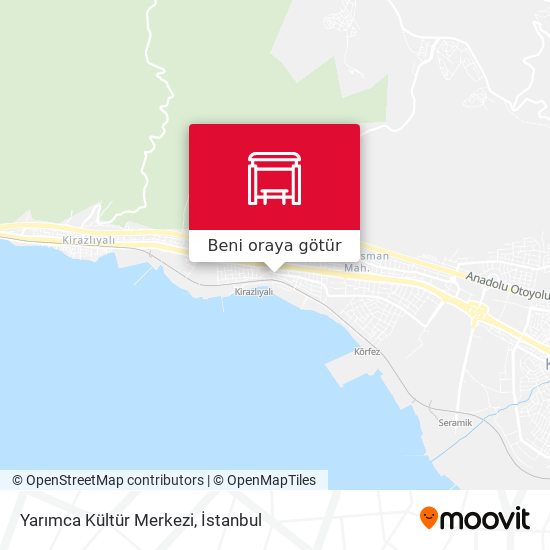 Yarımca Kültür Merkezi harita