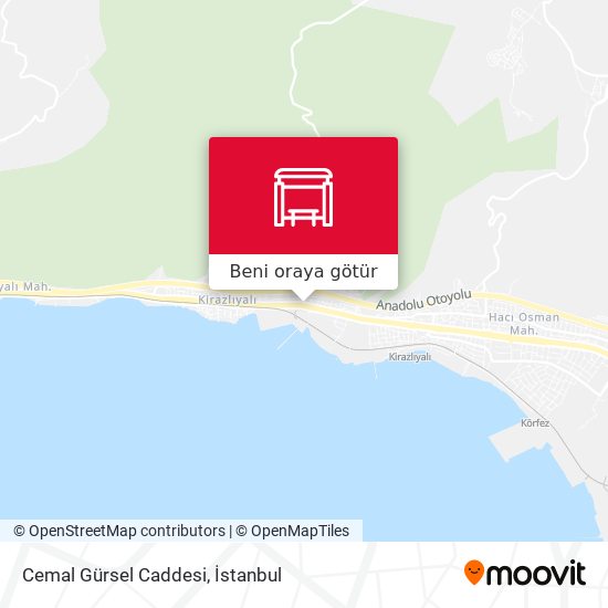 Cemal Gürsel Caddesi harita