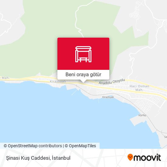 Şinasi Kuş Caddesi harita