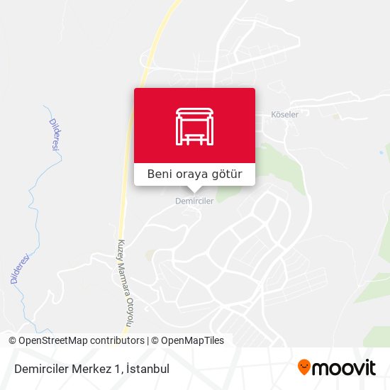 Demirciler Merkez 1 harita