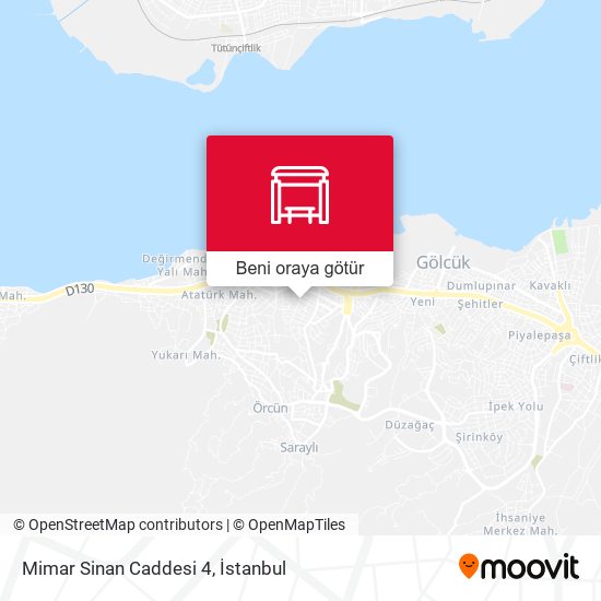 Mimar Sinan Caddesi 4 harita