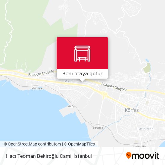 Hacı Teoman Bekiroğlu Cami harita
