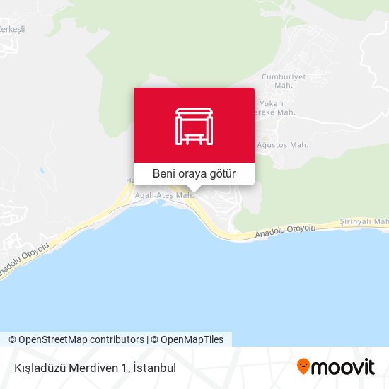 Kışladüzü Merdiven 1 harita