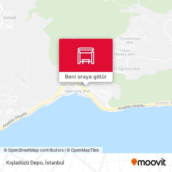 Kışladüzü Depo harita