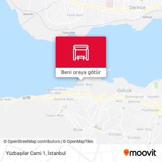Yüzbaşılar Cami 1 harita