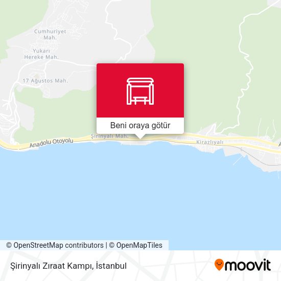 Şirinyalı Zıraat Kampı harita