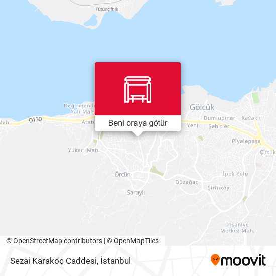Sezai Karakoç Caddesi harita