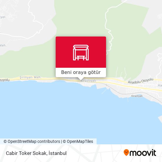 Cabir Toker Sokak harita