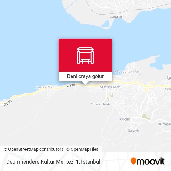 Değirmendere Kültür Merkezi 1 harita