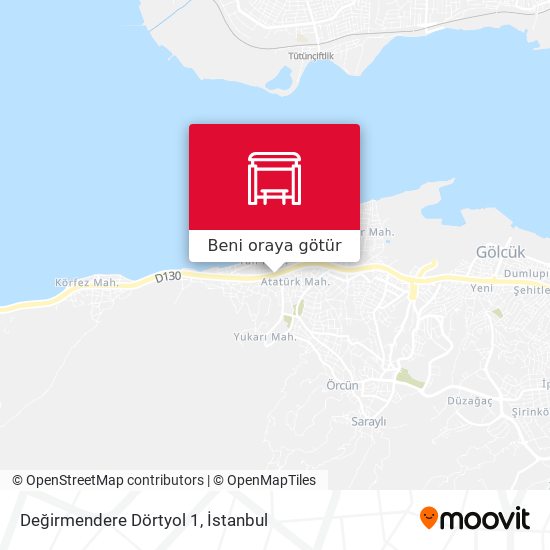 Değirmendere Dörtyol 1 harita