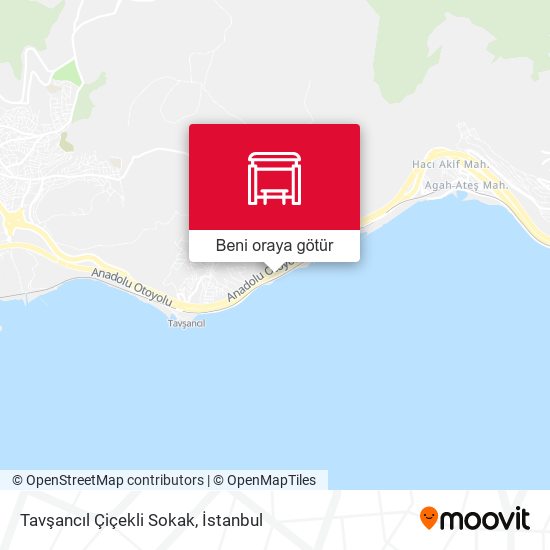 Tavşancıl Çiçekli Sokak harita
