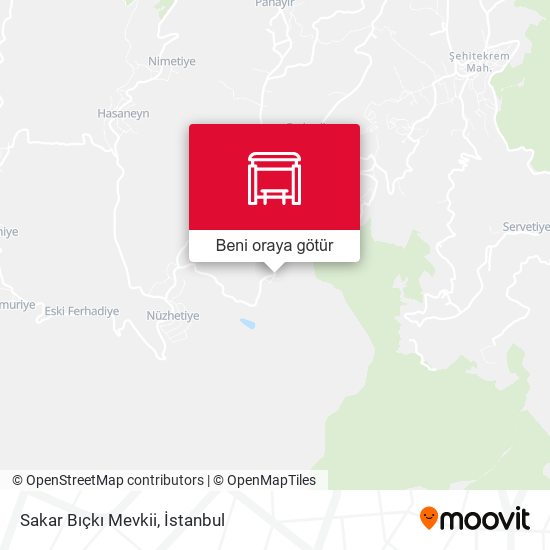 Sakar Bıçkı Mevkii harita