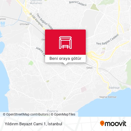 Yıldırım Beyazıt Cami 1 harita