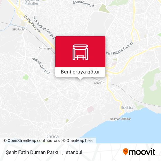 Şehit Fatih Duman Parkı 1 harita