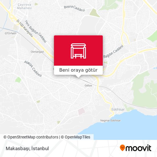 Makasbaşı harita