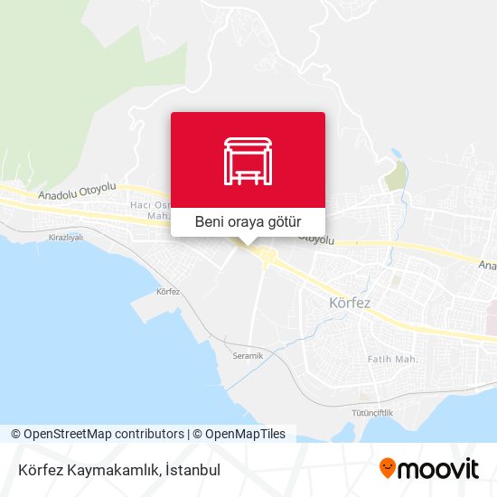 Körfez Kaymakamlık harita