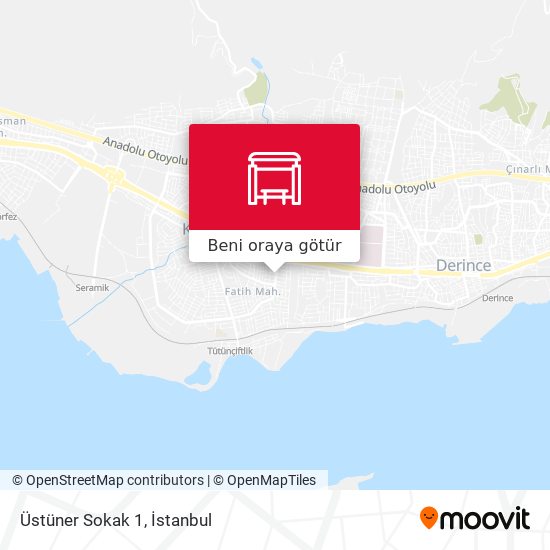 Üstüner Sokak 1 harita
