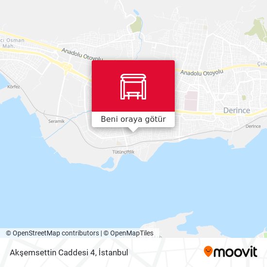 Akşemsettin Caddesi  4 harita