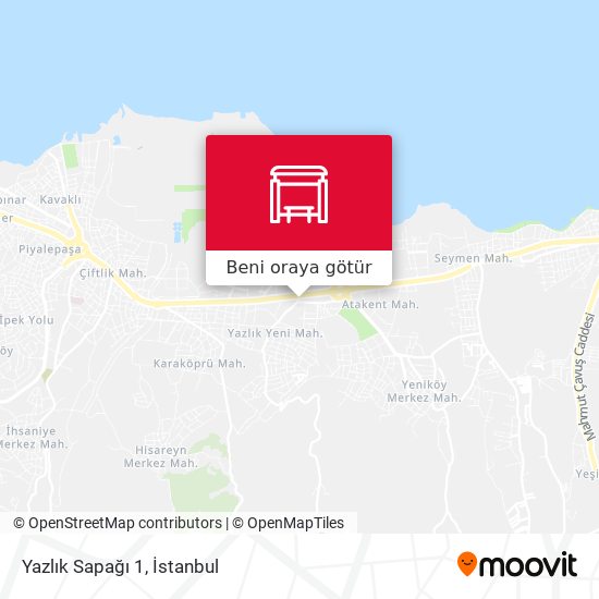 Yazlık Sapağı 1 harita