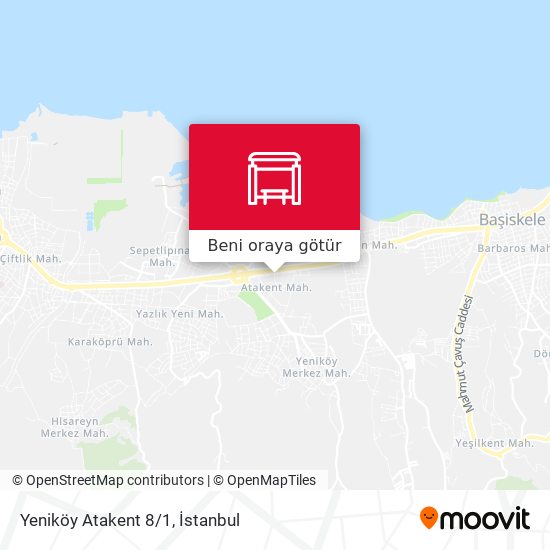 Yeniköy Atakent 8/1 harita
