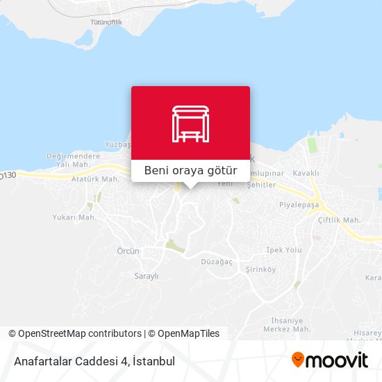 Anafartalar Caddesi 4 harita