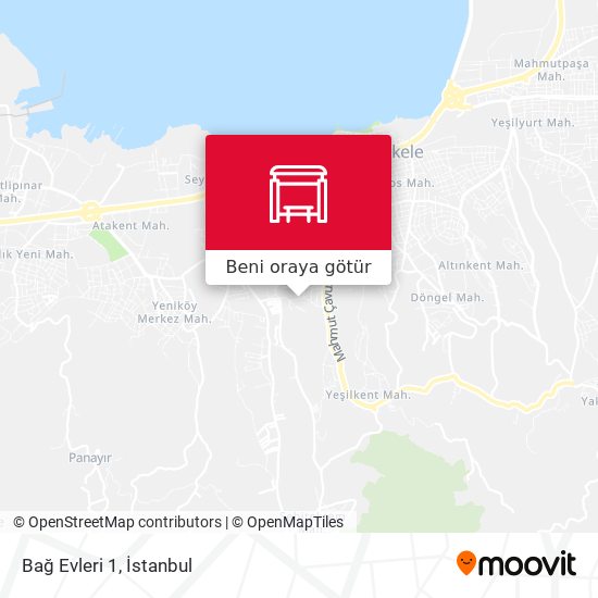 Bağ Evleri 1 harita