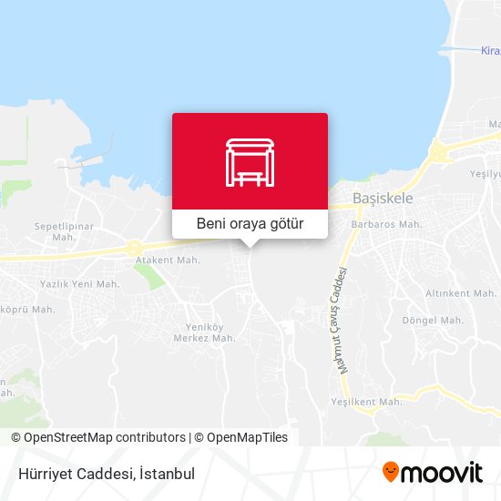 Hürriyet Caddesi harita