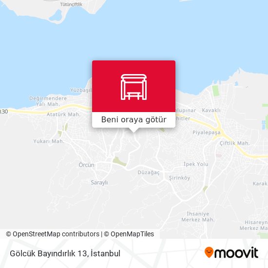 Gölcük Bayındırlık 13 harita