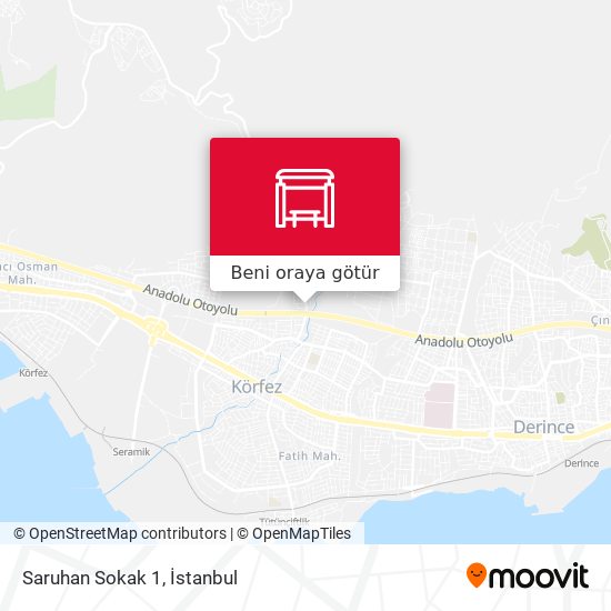 Saruhan Sokak 1 harita