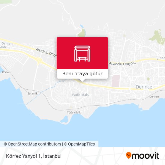 Körfez Yanyol 1 harita
