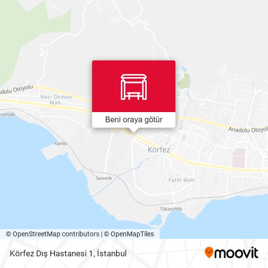 Körfez Dış Hastanesi 1 harita